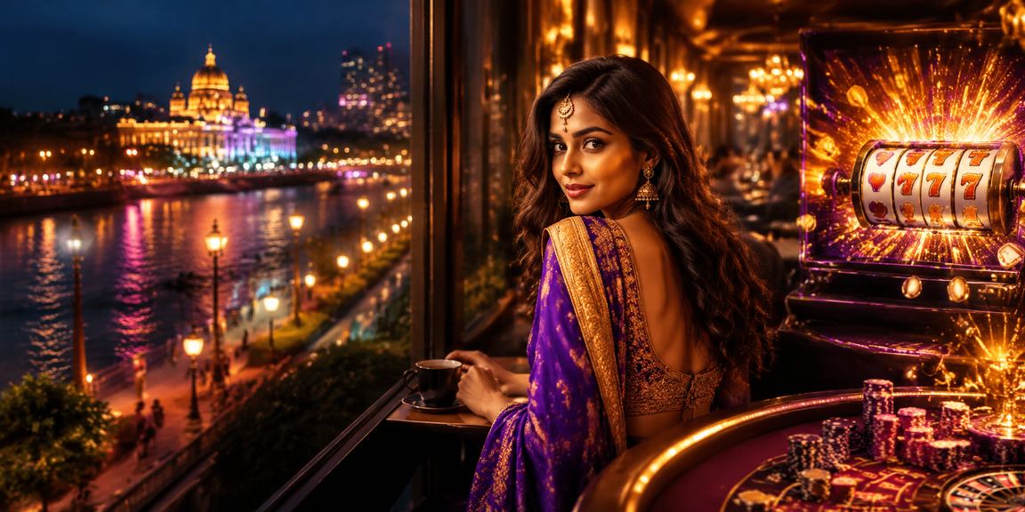 Live casino dealer welcoming VIP members in a modern setting